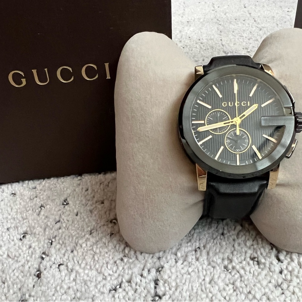 Gucci Watch G-Chrono Black Dial 44mm YA101203